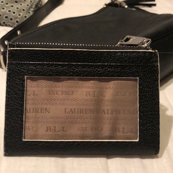 RALPH LAUREN card holder/wallet + white trim NWOT - Picture 3 of 7